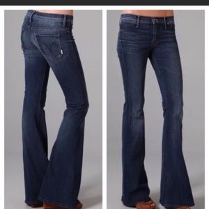 MOTHER - Curfew flare jeans in Moontide - 25